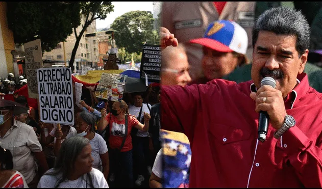"Este Gobierno descarga en los hombros de los trabajadores su incapacidad para manejar las finanzas", denunció la FVM. Foto: composición LR / El Nacional