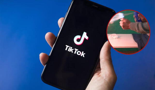 El menor intentó crear un lanzallamas casero que vió en TikTok. Foto: composición LR/Bloomberg/YouTube