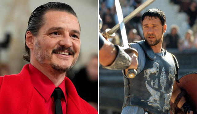 Pedro Pascal sería confirmado pronto como nuevo protagonista en "Gladiador 2". Foto: composición LR/ELLE/Universal Pictures