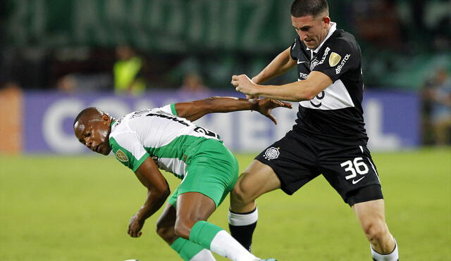 Atlético Nacional y Olimpia igualaron en el Atanasio Girardot. Foto: AFP