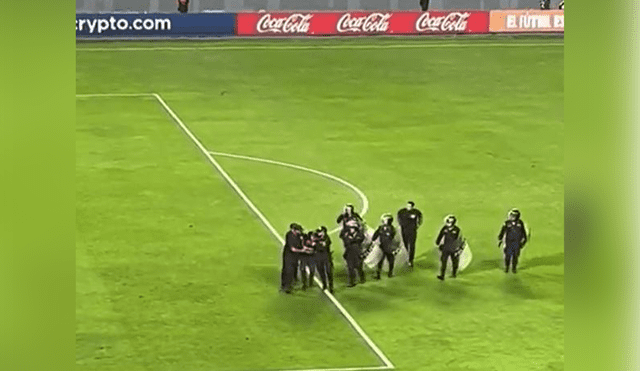 Sporting Cristal le ganó por la mínima diferencia a The Strongest en la Copa Libertadores 2023. Foto: captura/Pase Filtrado/Twitter - Video: Pase Filtrado/Twitter