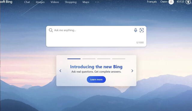 Bing ofrece ChatGPT para dar resultados más naturales. Foto: Genbeta
