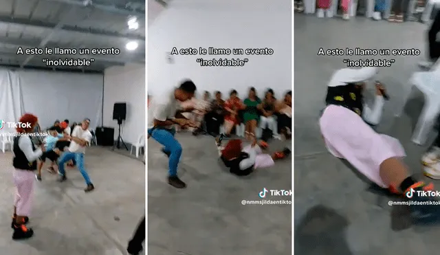 Algunos cibernautas señalaban que fue culpa del payaso por meterse en el juego. Foto: composición LR / capturas de TikTok / @nmmsjildaentiktok