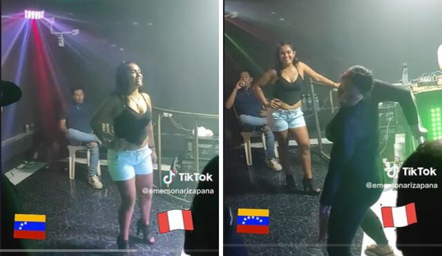 Perú y Venezuela se enfrentaron en baile. Foto: composición LR/captura de TikTok/emerscito