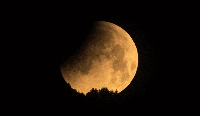 El eclipse lunar del 5 de mayo será uno de tipo penumbral. Foto: AFP