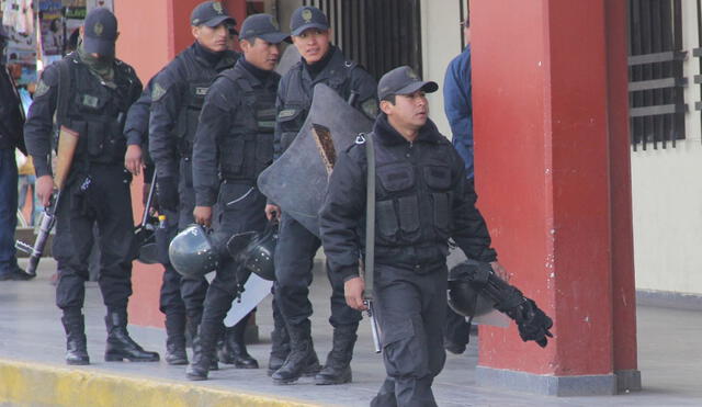 Se realizó un mega operativo para la captura de los implicados. Foto: Andina