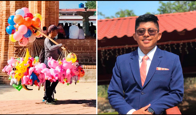 El joven se dirigió a quienes se burlaban de él y pidió respeto para los trabajos más humildes. Foto: Eduardo Chamé/Facebook