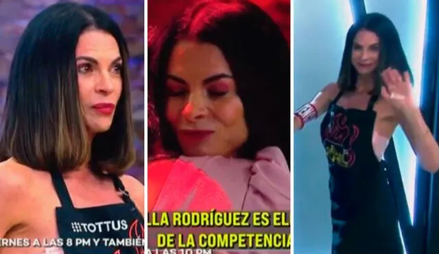La actriz Fiorella Rodríguez rompió en llanto al escuchar que no estará más en "El gran chef: famosos". Fotos: composición/LR/captura Latina