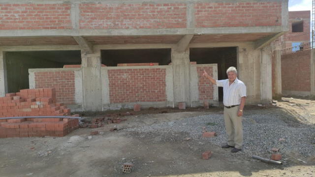 EN CHICLAYO. Obra de colegio César Vallejo aún no concluye por problemas con contratista. Foto: La República