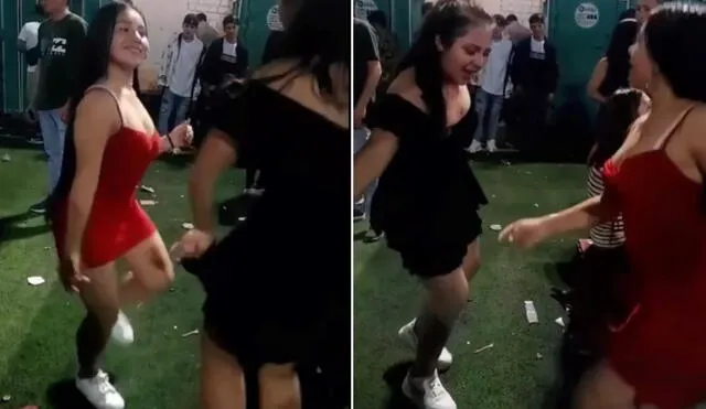 Dos jóvenes se lucieron con su forma de bailar el huayno y su video se volvió viral en redes sociales. Foto: composición LR/Facebook/Rutas Cajamarquinas