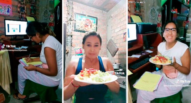 Usuarios elogiaron el hermoso gesto que tuvo la madre con su hija. Foto: composición LR/ TikTok/ @susanaespinozajaimes Usuarios elogiaron el hermoso gesto que tuvo la madre con su hija. Foto: composición LR/ TikTok/ @susanaespinozajaimes