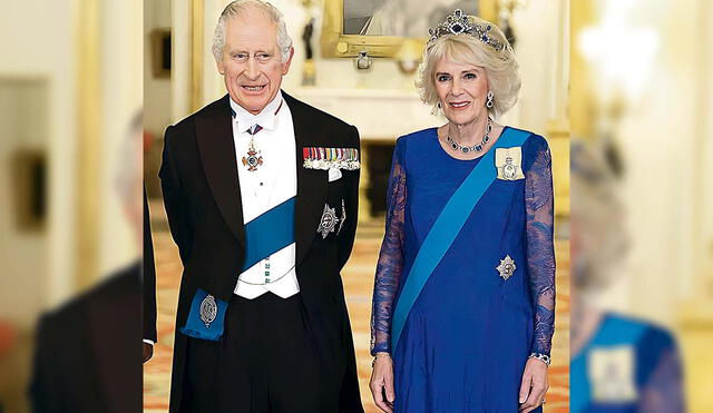 Nuevos soberanos. El rey Carlos III y la reina consorte Camila serán coronados hoy. Foto: difusión
