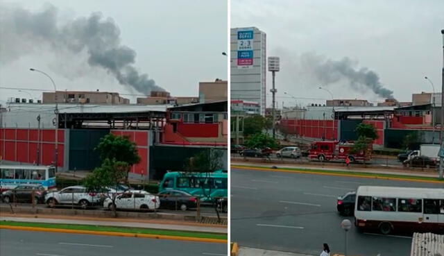 Incendio en el Cercado de Lima. Foto: composición LR/difusión - Video: difusión