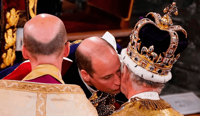 Estas fueron las majestuosas imágenes de la coronación del rey Carlos III y Camilla. Foto: Agencia AFP