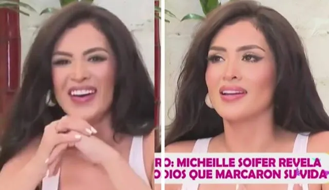 Micheille Soifer se manifestó sobre su deseo de ser madre en un futuro cercano. Foto: composición LR/captura de América TV