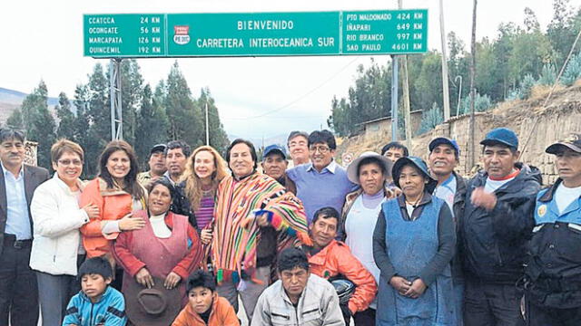 Inauguración. Toledo en la inauguración de la carretera. Foto: difusión