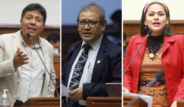 Raúl Doroteo, Javier Padilla y Silvana Robles protagonizan el último cuestionamiento al Congreso. Foto: Congreso