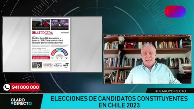 Augusto Álvarez Rodrich habla sobre la situación de Chile. Foto/Video: LR+