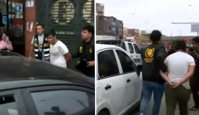 Los delincuentes fueron capturados en la avenida México. Foto: Canal N