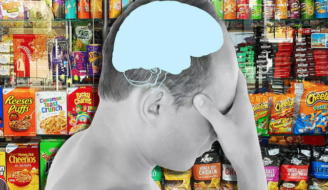 Los alimentos procesados tienen consecuencias negativas en la salud mental. Foto composición LR/Ciudadves.blog