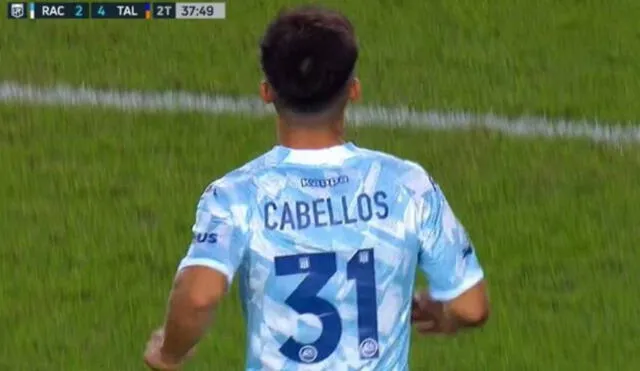 El futbolista de 18 años hizo su debut en el fútbol profesional argentino ante Talleres. Foto y video: ESPN