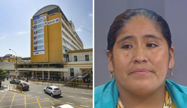 La mujer se trasladó de Cusco hacia Lima para que su menor hijo pueda recibir mejor atención de salud. Foto: Andina/captura ATV/composición LR