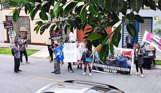 La Resistencia apoyó la tesis conspirativa del fujimorismo cuando denunció un supuesto fraude electoral en el 2021. Foto y video: CNDDHH