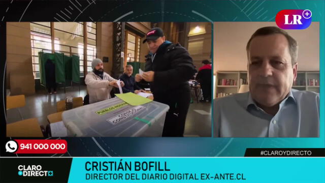Augusto Álvarez Rodrich conversó con Cristián Bofill sobre la victoria de la derecha en Chile. Foto/Video: LR+