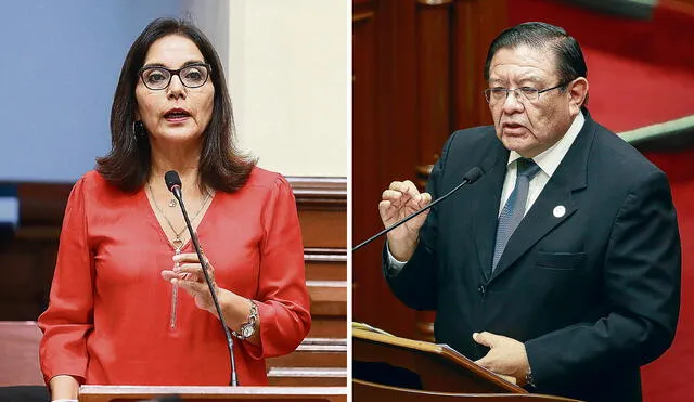 Presión desde el Congreso. Patricia Juárez pidió citar a Jorge Salas por un tema que le compete al ROP. Foto: composición LR/La República