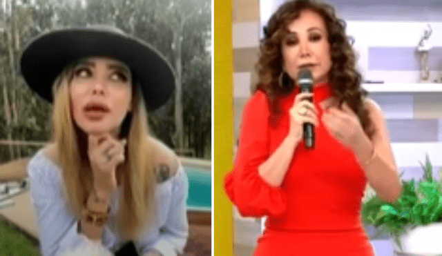 Angie Jibaja perdió los papeles y mandó a callar a Janet Barboza. Foto: Composición LR/América Televisónn/América Hoy