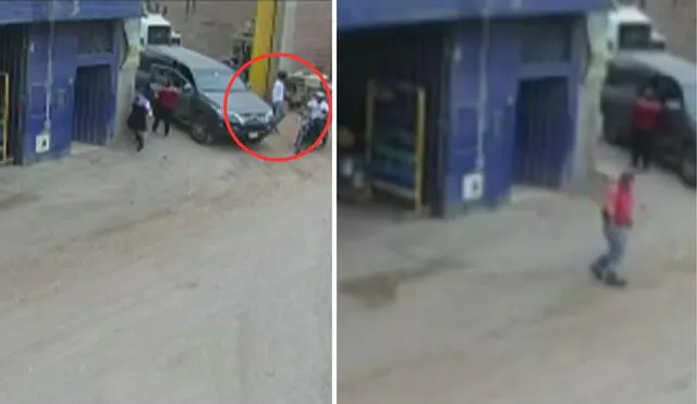 Los ladrones huyeron sin lograr su objetivo. Foto: Latina. Video: Latina