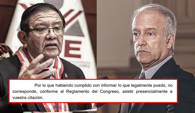 Jorge Salas Arenas remite respuesta a Hernando Guerra. (Foto composición: La República)
