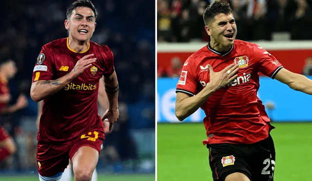 Roma y Bayer Leverkusen se vuelven a ver las caras luego de 8 años. Foto: composición LR/AFP