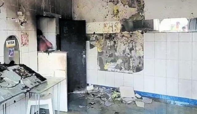 Incendio en pollería deja a dos personas muertas y un herido. Foto: Noticias Piura