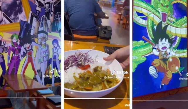 Este restaurante de Miraflores tiene platos desde los S/7 hasta los S/32. Foto: composición La República/ charrita_peruana/Tik Tok