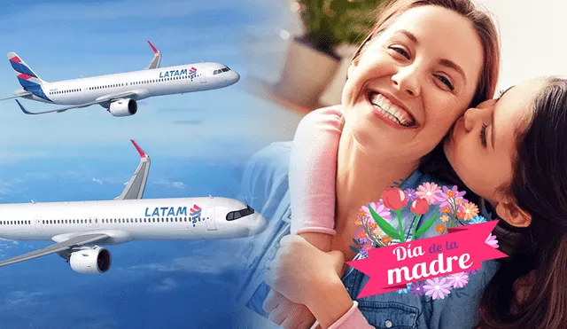 ¿Sin planes para el Día de la Madre? Aerolíneas ofrecen vuelos baratos con destinos nacionales e internacionales. Foto: composición La República/iStock/PNG Tree