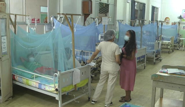Los casos de hospitalizados por dengue aumentaron. Foto: La República