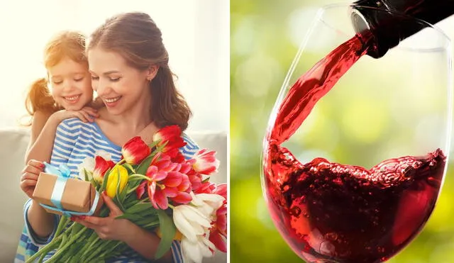 Este segundo domingo de mayo, acompaña tu celebración familiar con un buen vino peruano. Foto: Composición La República/Guía infantil/Instagram/difusion