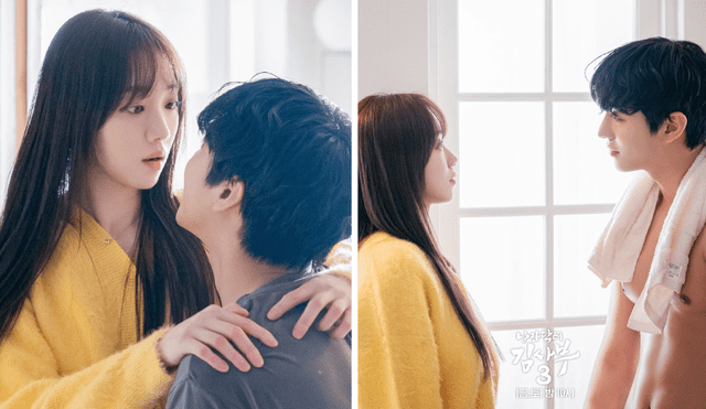 Ahn Hyo Seop y Lee Sung Kyung en popular escena del capítulo 1 del k-drama "Dr. Romantic 3". Foto: composición LR/SBS