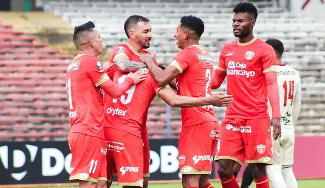 Sport Huancayo sacó una gran victoria con Wilmar Valencia como entrenador. Foto: Liga 1