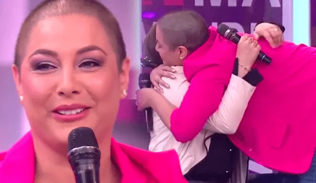 Natalia Salas agradeció el apoyo incondicional de su madre. Foto: composición LR/América TV - Video: América TV