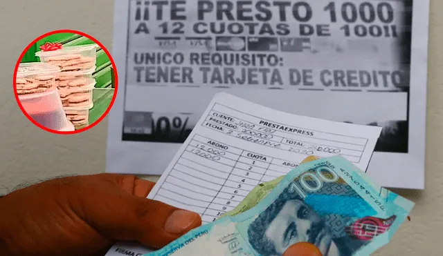 Si bien la familia ya pagó S/90 de la deuda, los extorsionadores solicitan cuatro créditos más. Foto: composición LR/Andina/Latina - Video: Latina