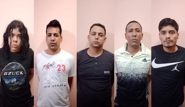 A los detenidos se les investiga posibles nexos con sicariato, asesinatos, extorsiones y otros delitos agravado. Foto: Óscar Chumpitaz