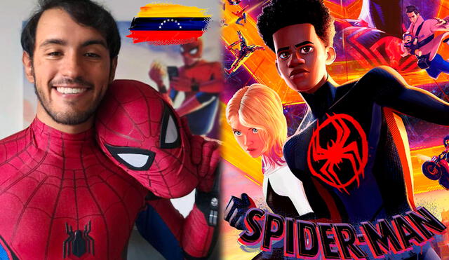 Conoce más sobre Óscar Olivares, el actor de doblaje escogido por Marvel para interpretar a Spiderman. Foto: composición LR/ Oscar Olivares/ Twitter/ Freepik