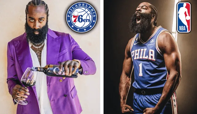 ¿Te lo imaginas a James Harden sin barba? El mayor distintivo de la figura de los Philadelphia 76ers no siempre ocupó gran parte de su rostro. ¿Cómo lucía antes de llegar a la NBA? Foto: composición LR/NBA/Sixers/James Harden