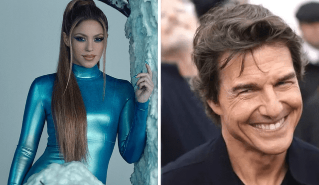 Tom Cruise le envió un pequeño presente a Shakira un día después de coincidir en la carrera de Fórmula 1. Foto: Composición LR/ Shakira / Instagram / Cordonpress - Video: Telemundo