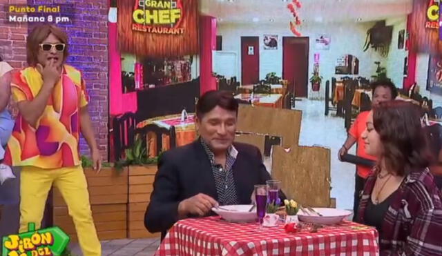 'Chino Risas' causa nostalgia al volver a interpretar a 'La Bibi'. Foto: Captura de Latina - Video: Latina