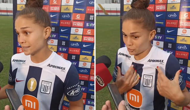 Adriana Lúcar es la goleadora de Alianza Lima y ha salido campeona con las blanquiazules en el 2021 y 2022. Foto: composición LR/ Video: Alianza History