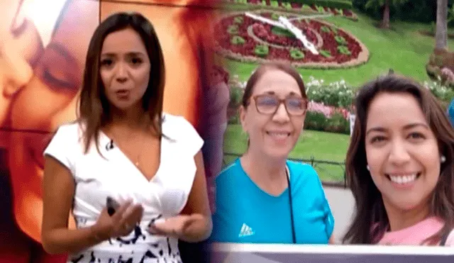 Lourdes Túpac Yupanqui conduce el noticiero "Latina noticias". Foto: composición LR/captura de Latina - Video: Latina