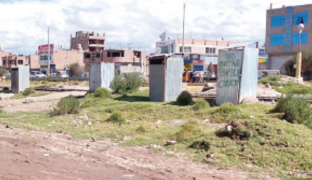 Evidencia.  San Miguel es uno de los distritos de San Román que no tiene agua ni desague. Foto: LR